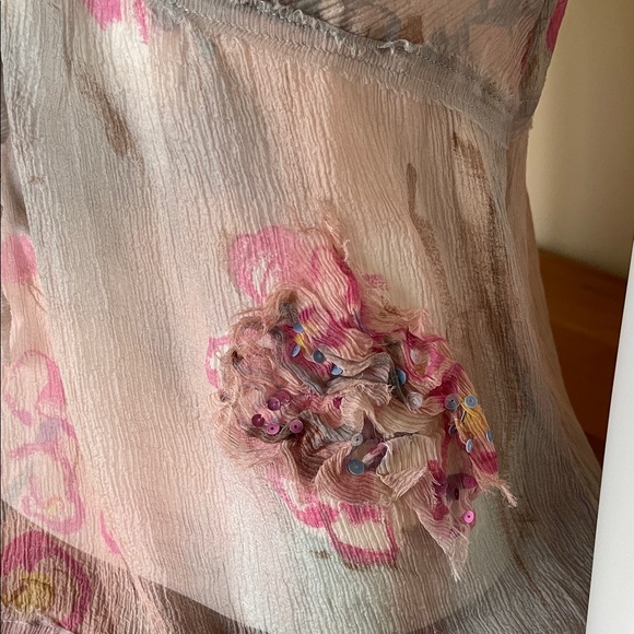 Alberta Ferretti Multicolor Floral silk Camisole - Picture 5 of 11